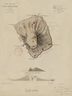 Geologische kaart uit de 19e eeuw