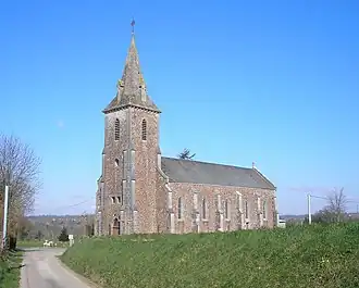 De kerk van Guéhébert