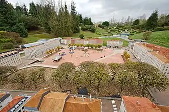 Miniatuur van Place Bellecour in Lyon