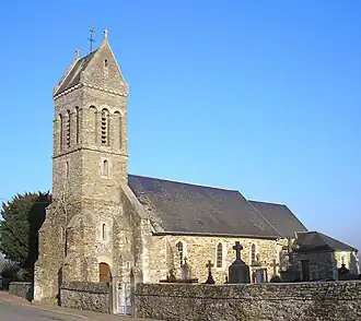 De kerk van Feuguerolles-sur-Seulles