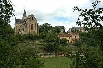 Gezicht op Salignac-Eyvigues