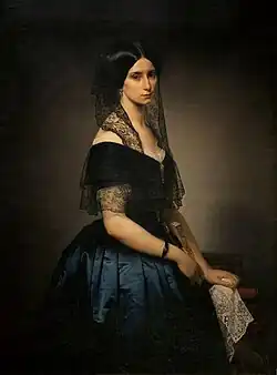 Portret van Antonietta Tarsis Basilico, 1851