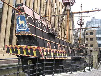 De Golden Hinde, een moderne replica