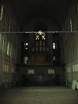 Zicht op het orgel door G. Cloetens.