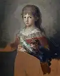 Studie van infante Francisco de Paula van Bourbon