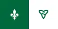 Vlag van de Frans sprekende gemeenschap van Ontario