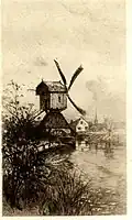 Molen van Zaandam (eind 19e eeuw-begin 20e eeuw), Meudon, Museum voor Kunst en Geschiedenis