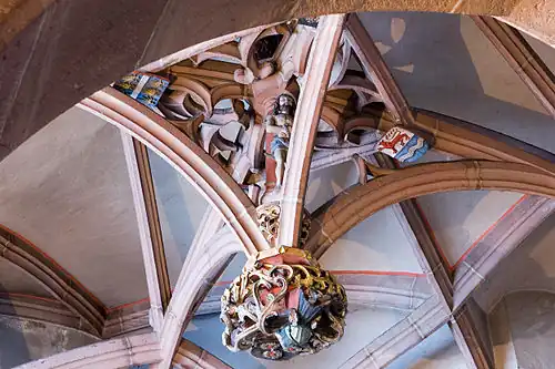 Sluitsteen hangend gewelf