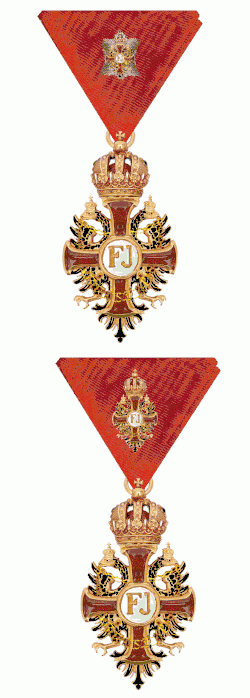 Kleine decoraties van grootofficier en commandeur