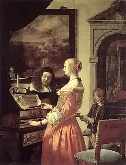 Frans van Mieris, Het duet, 1658