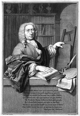 Frans van Mieris (II) (door Jacob Houbraken)