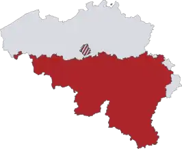 Kaart van Franse Gemeenschap