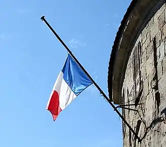 Nationale rouw in Frankrijk