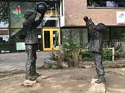 Fransje Povel - Speleers: "Samenspel", 2008. Brons. Opening Dennenborgh, 6 Juni 2008.