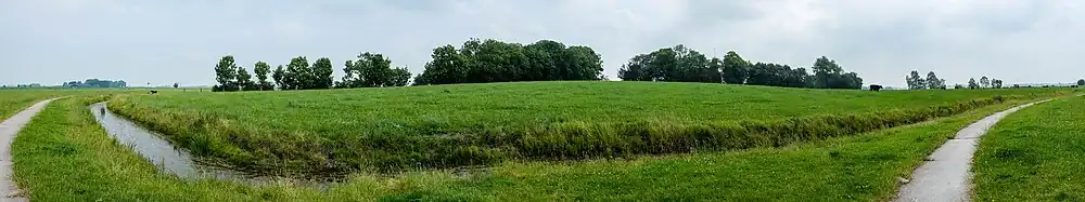 Panorama over de wierde