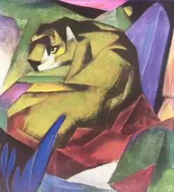 Franz Marc Der Tiger, 1912