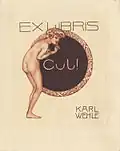 Ex-libris Karl Wehle (c. 1924)