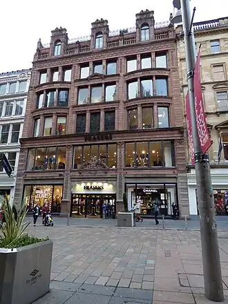 Frasers filiaal aan Buchanan Street in Glasgow