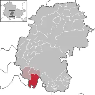 Kaart van Frauenwald