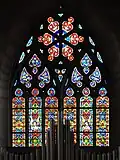 Glasramen in de Fraumünsterkerk in Zürich