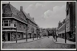 Fraunhoferstraat vanaf de Linnaeusparkweg (circa 1930)