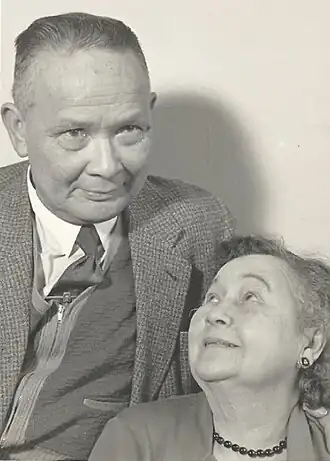 Fred Belloni en zijn vrouw Nettie