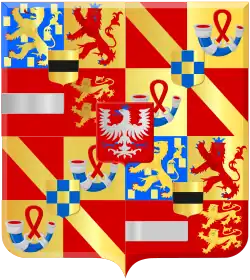 Persoonlijk wapen van Frederik Hendrik vóór 1625