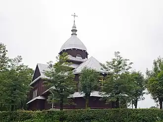 Een houten kerk in Fredropol