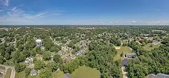 Uitzicht op Freeport