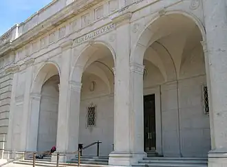 Ingang van de Freer Gallery of Art