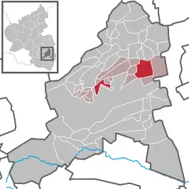 Kaart van Freinsheim