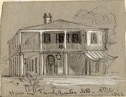 "House in the French Quarter of New Orleans" (1871)