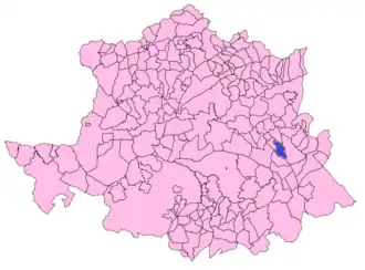 Kaart van Fresnedoso de Ibor