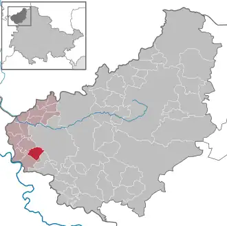 Kaart van Fretterode