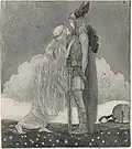 Freya en Svípdag, John Bauer in 1911