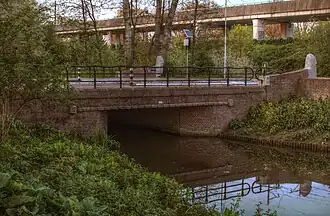 De Frieda Belinfantebrug gezien naar het noordoosten, mei 2016