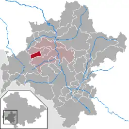 Kaart van Friedelshausen