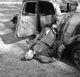 Friedrich Kussin dood bij zijn auto