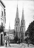 De kerk circa 1900