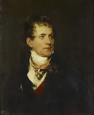 Friedrich von Gentz, geportretteerd door Thomas Lawrence