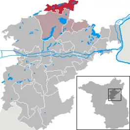 Kaart van Friedrichswalde