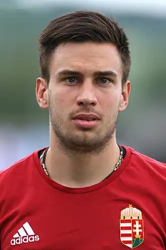 Rácz als speler van Hongarije –21