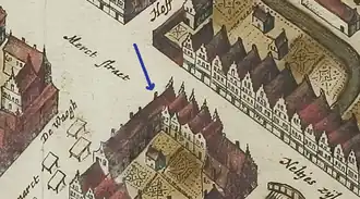 Frittemahuis op een afbeelding uit 1649.