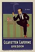 Fritz Rehm (German, 1871-1928) Cigaretten Laferme Dresden