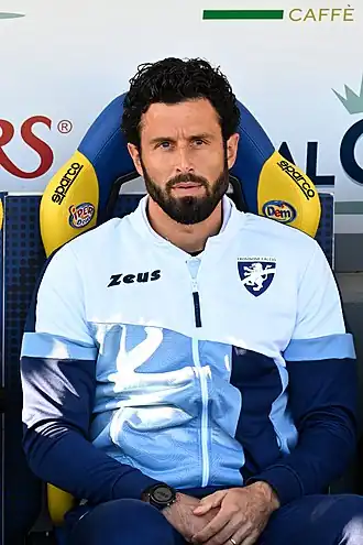 Grosso als trainer van Frosinone in 2022