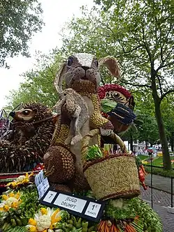 Wagen van Drumpt "Seizoenskriebels" (eerste prijs jeugdwagens 2023)