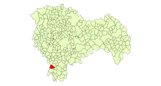 Kaart van Fuentenovilla