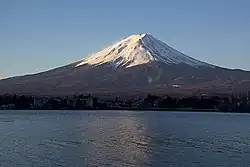 De Fuji vanaf het Kawaguchimeer