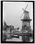 De molen in 1891, gefotografeerd door Jacob Olie.