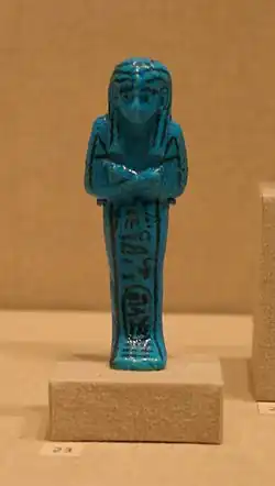 Ushabti van Pinedjem I Deir el-Bahari, nu in Brooklyn Museum
